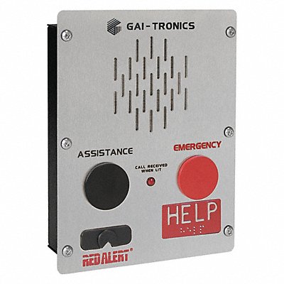 HUBBELL GAI-TRONICS 397711FS Emergency Telephone Ethernet Silver