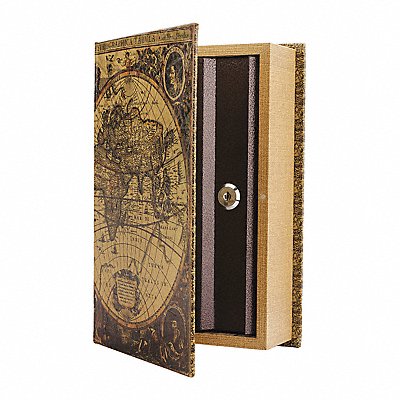 BARSKA CB12480 Lock Box Surface Single Key Brown