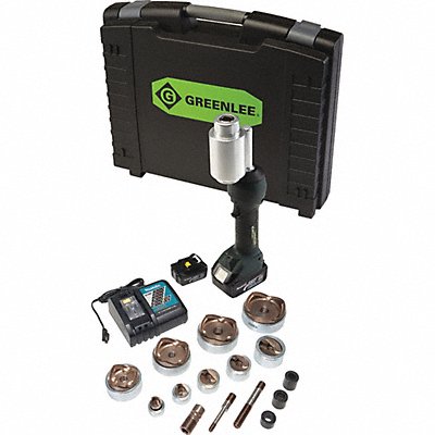 GREENLEE LS100X11SS4 Knockout Tool Kit 44.8 lb Dies Included