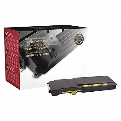 CLOVER CIGD3760Y Toner Cartridge Yellow Remanufactured