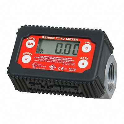 FILL-RITE TT10AB Flowmeter For 1 Pipe BSPT 2 to 35 gpm