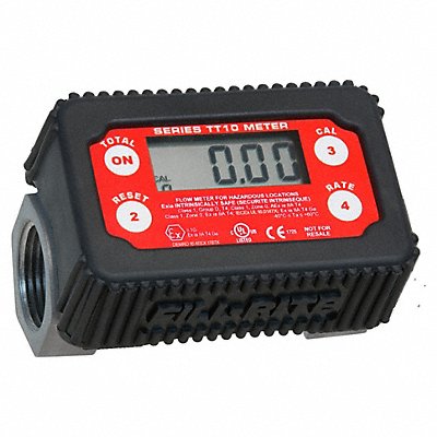 FILL-RITE TT10ANC Flowmeter For 1 Pipe FNPT 2 to 35 gpm