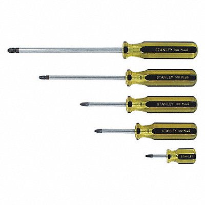 STANLEY 66156A Mag Tip Screwdriver Set NmPcs5