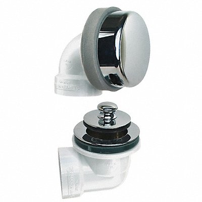 WATCO 901PPPVCCP Shower Drain 16 in Body H No Grid