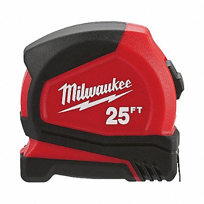 MILWAUKEE 48226625 Tape Measure SAE Blade 25 ft L