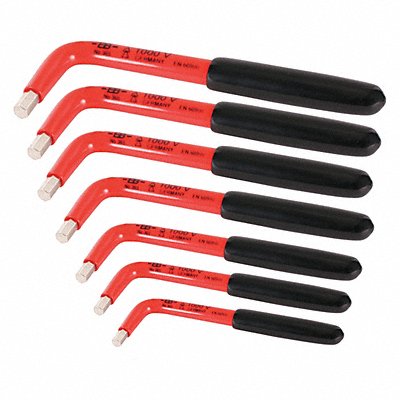 WIHA 13691 Hex Key Set L 3 23/32 in to 9 7/32 in