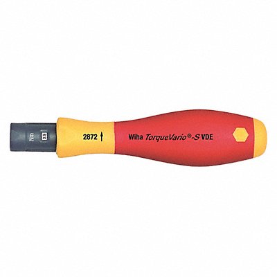WIHA 28726 Adj Trq Scrdrvr 6 mm 10 to 50 in-lb