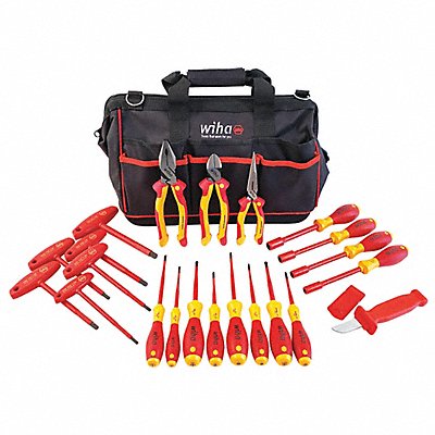 WIHA 32973 Insulated Tool Set 22 Pieces 1000VAC Max
