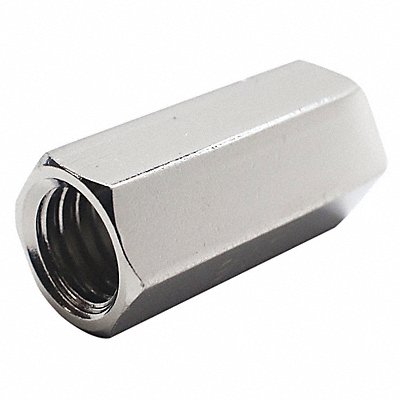 FOREVERBOLT FBCPM4P10 Coupling NutStainless Steel NL-19 M4x0.70 6mmx12mm 10PK