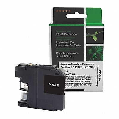 CLOVER CIGLC103BK Ink Cartridge Black Remanufactured