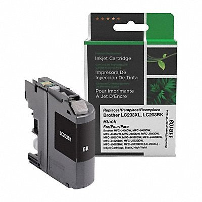 CLOVER CIGLC203BK Ink Cartridge Black Remanufactured