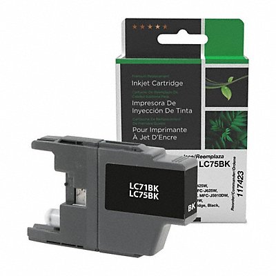 CLOVER CIGLC75B Ink Cartridge Black Remanufactured