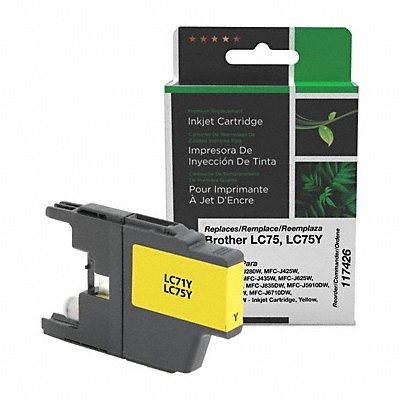 CLOVER CIGLC75Y Ink Cartridge Yellow Remanufactured