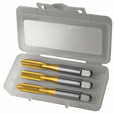 GREENFIELD THREADING 343508 Three Piece Tap Kit M5-0.80 HSS