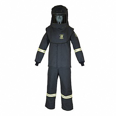 OBERON COMPANY TCG4BL Arc Flash Suit Kit Grey L