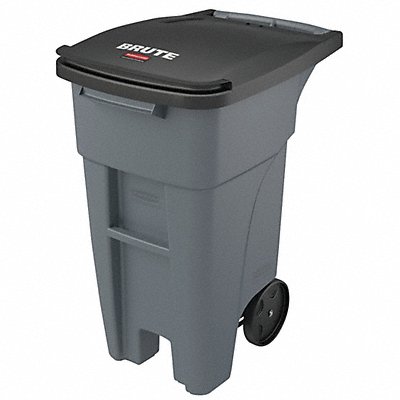 RUBBERMAID COMMERCIAL PRODUCTS 1971941 Garbage Can Free-Standing Roll Out 32 gal.