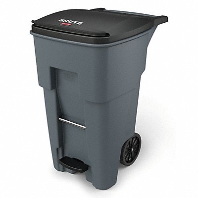 RUBBERMAID COMMERCIAL PRODUCTS 1971968 Garbage Can Free-Standing Roll Out 65 gal.