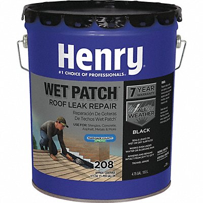 HENRY HE208071 Roof Leak Repair Solvent Base 5 gal