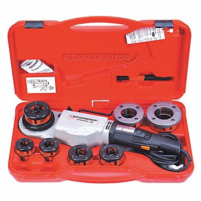 ROTHENBERGER 71259L Portable Pipe Thrding Machine 115 V 7.5A
