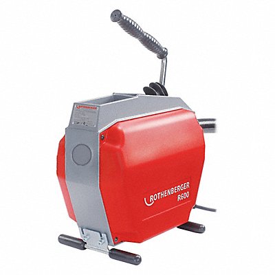 ROTHENBERGER 72869V Sectional Drain Cleaning Machine 9/16 hp