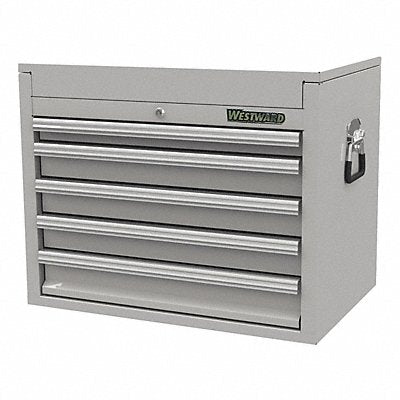 WESTWARD 53RH47 None Silver Heavy Duty Top Chest