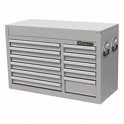 WESTWARD 53RH50 None Silver Heavy Duty Top Chest