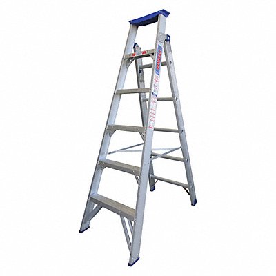 TIVOLI PRODP6 Dual Purpose Ladder 6 ft H Aluminum