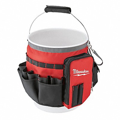 MILWAUKEE 48228175 Bucket ToolOrganizerBallistic Nylon Red