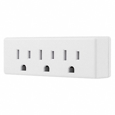 GE 52203CS1 Plug Adaptor White 5-15P 1875W