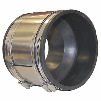 GRAINGER DX105666SR Coupling PVC 6 For Pipe Size 4 Clamps