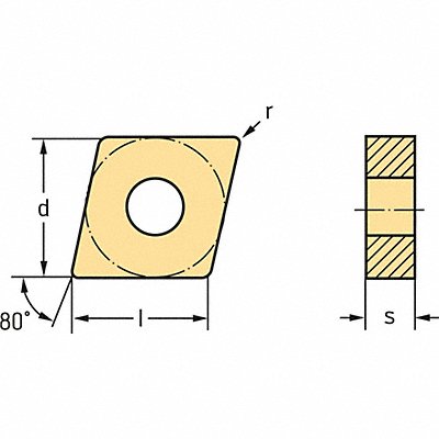 WALTER VALENITE CNMG160612MK5WKK20S Diamond Turning Insert CNMG Carbide