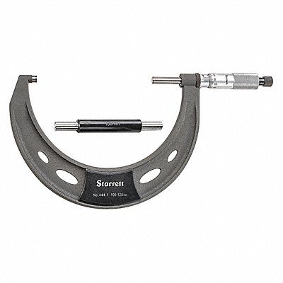 STARRETT 4441MXRL125 Outside Micrometer 1 to 2 Range Ratchet