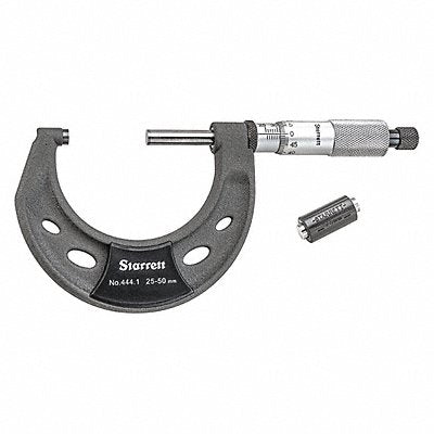 STARRETT 4441MXRL50 Outside Micrometer 25-50mm Range Ratchet