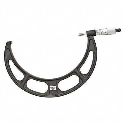 STARRETT T4361XRL9 Outside Micrometer 8 to 9 Knurled Ring