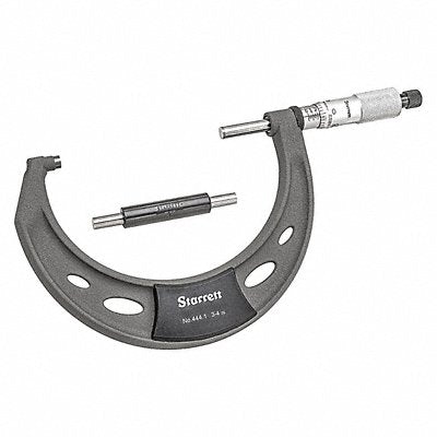 STARRETT T4441XRL4 Outside Micrometer 3 to 4 Range
