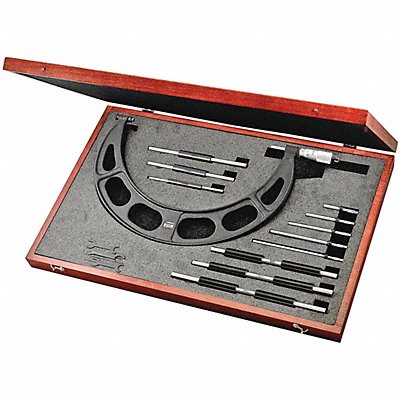 STARRETT 2241MGRLZ Anvil Micrometer Set 150 to 300mm Range