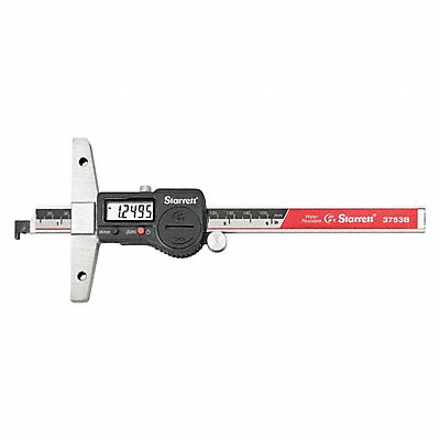 STARRETT 3753B6150 Electronic Depth Gage 0 to 6 Range