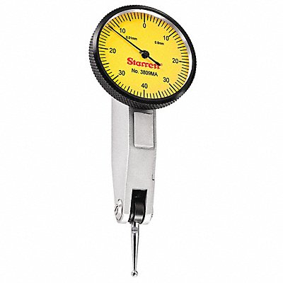 STARRETT 3809MA Dial Test Indicator Set 1-1/4 Yellow