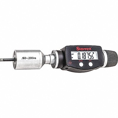 STARRETT 770BXTZ200 Internal Micrometer 0.160 to 0.200 Range