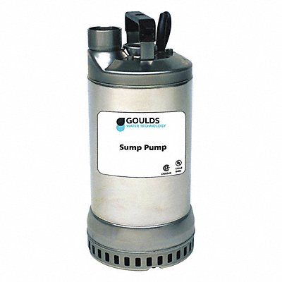GOULDS WATER TECHNOLOGY 1DW51D1EA Plug In Utility Pump 3/4 HP 230VAC