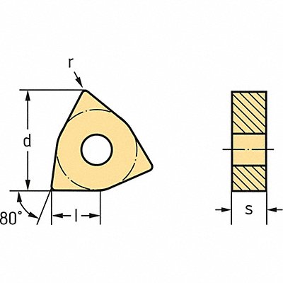 WALTER VALENITE WNMG060412MK5WKK10S Turning Insert 333 Insert WKK10S Grade