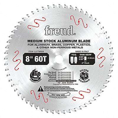 DIABLO LU77M008 Circular Saw Blade 8 in Blade 64 Teeth