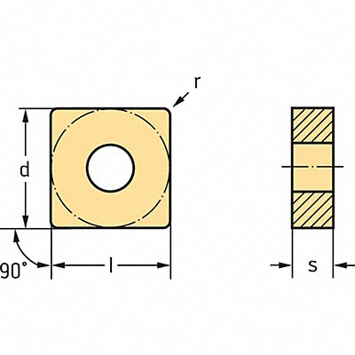 WALTER VALENITE SNMG120408MK5WKK10S Square Turning Insert SNMG Carbide