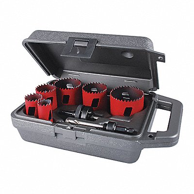 MORSE MHS02E Hole Cutter Kit Saw Range 7/8 to 2-1/2