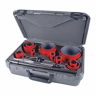 MORSE MHS06I Hole Cutter Kit Saw Range 7/8 to 2-1/2