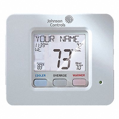 JOHNSON CONTROLS T8490 Digital Thermostat 4 Stages Heat