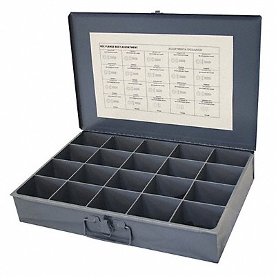 GRAINGER CPS1LAA9GR Flange Bolt Assortment No of Pieces 94
