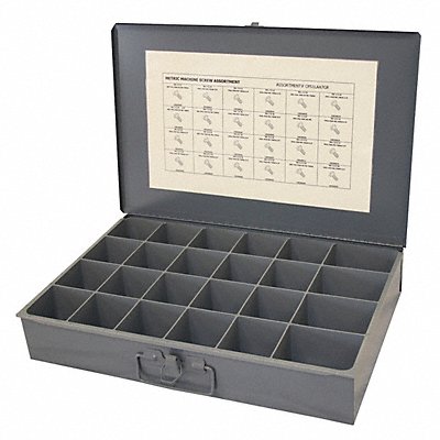 GRAINGER CPS1LAA7GR Machine Screw Assortment Metric 455 pcs.