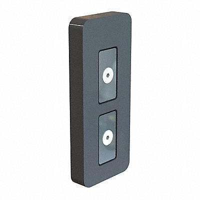 BANNER STAKES PL4190 Magnetic Attachment 3.5 H Plastic Black