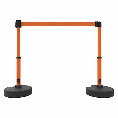 BANNER STAKES PL4203 PLUS Barrier Set X2 Blank Orange Banner